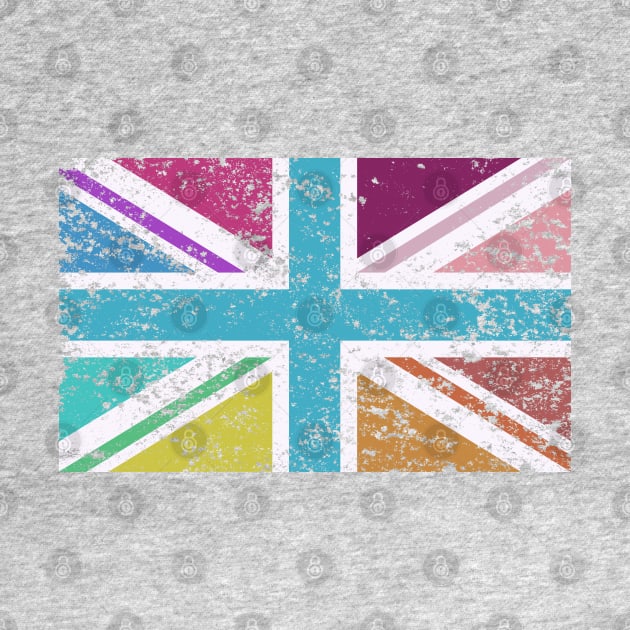 Distressed Union Flag Multicolored by NataliePaskell